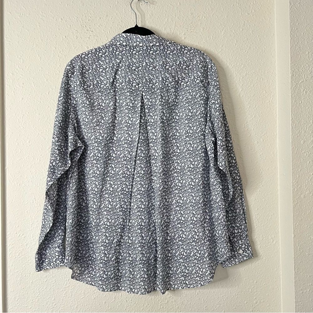 Grayson The Hero Butterfly Print Button Up Shirt Size XL