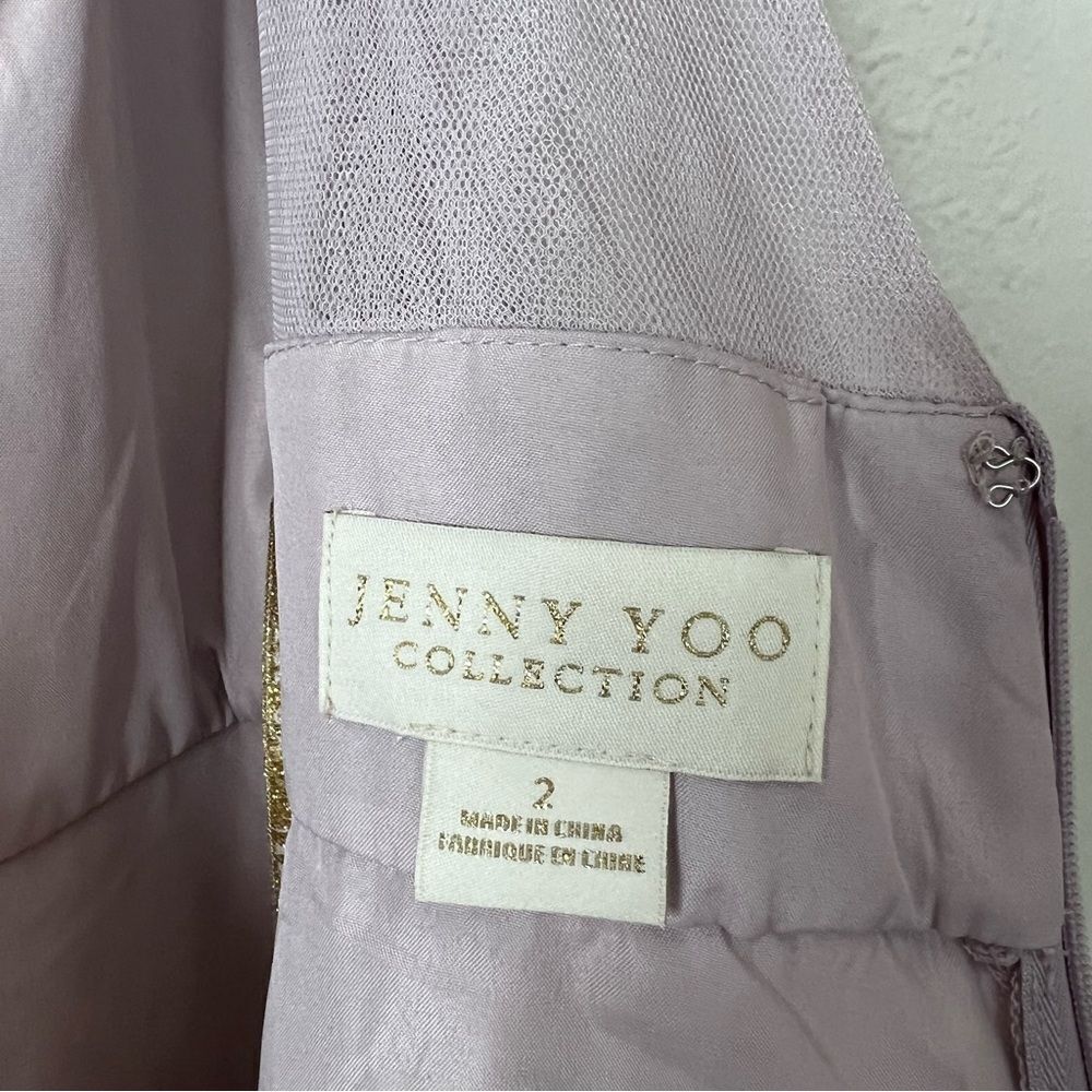 Anthropologie BHLDN Jenny Yoo Sarita Maxi Bridesmaid Dress NEW Size 2 in Lilac