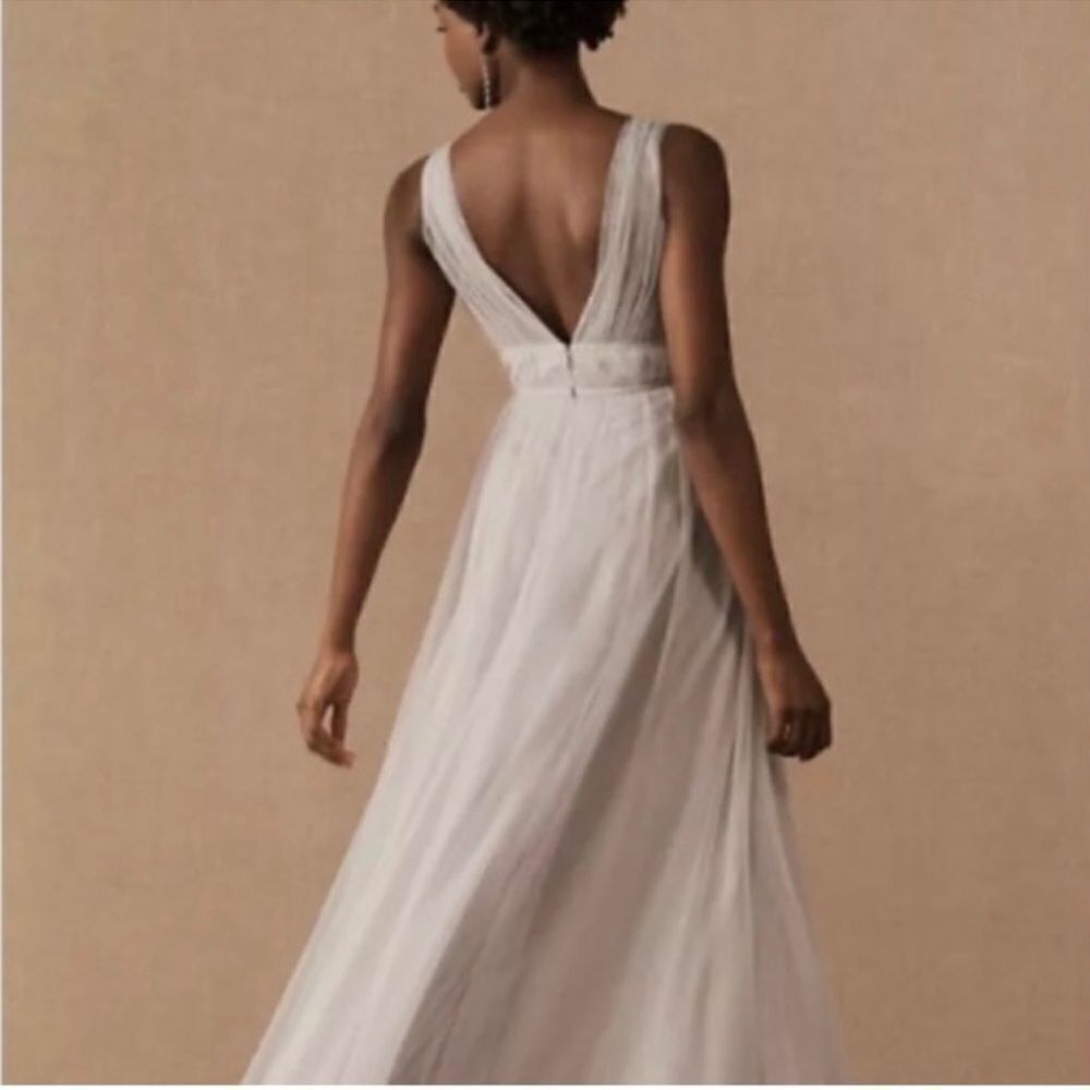 Anthropologie BHLDN Jenny Yoo Sarita Maxi Bridesmaid Dress NEW Size 2 in Lilac