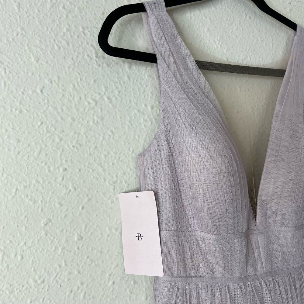 Anthropologie BHLDN Jenny Yoo Sarita Maxi Bridesmaid Dress NEW Size 2 in Lilac