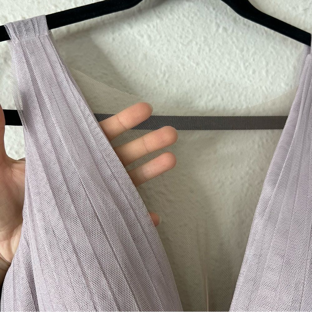 Anthropologie BHLDN Jenny Yoo Sarita Maxi Bridesmaid Dress NEW Size 2 in Lilac