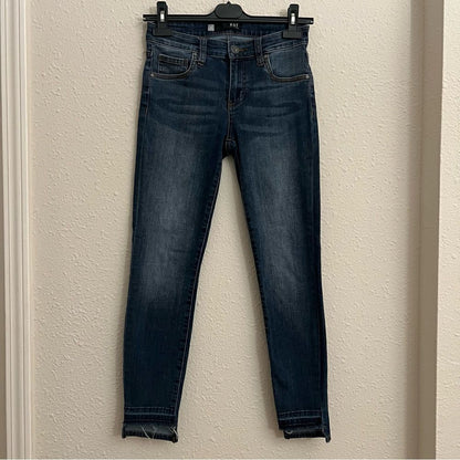 Kut From The Kloth Connie Ankle Skinny Jeans Raw Hem