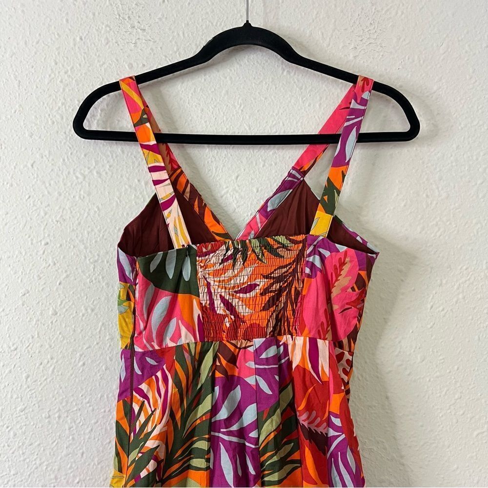 Anthropologie Maeve Printed Ruched Mini Dress NEW Size 4 Tropical