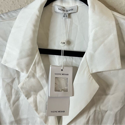 Nadine Merabi Taylor White Shirt NEW Size XXL