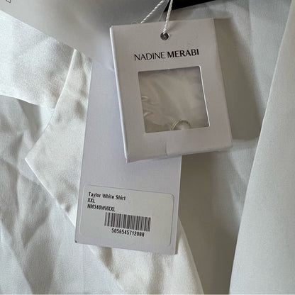 Nadine Merabi Taylor White Shirt NEW Size XXL