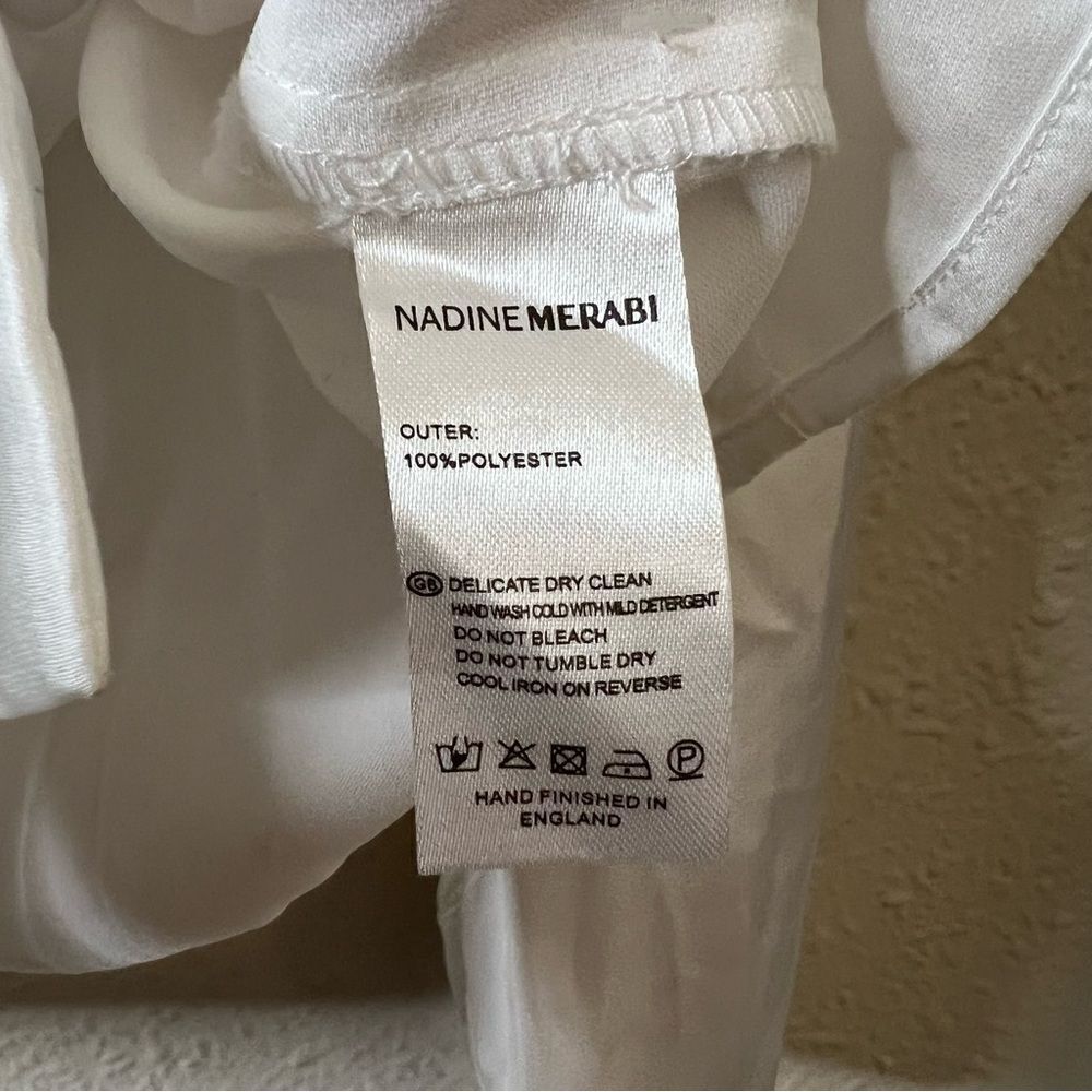 Nadine Merabi Taylor White Shirt NEW Size XXL