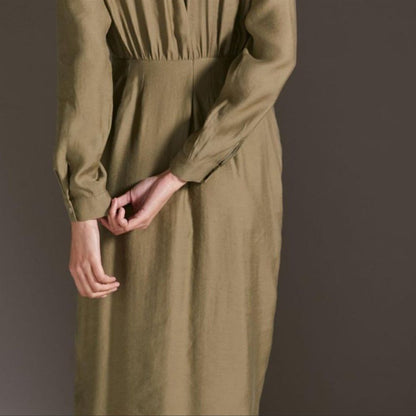 Anthropologie Graziella Twist-Waist Shirt Dress Size 4