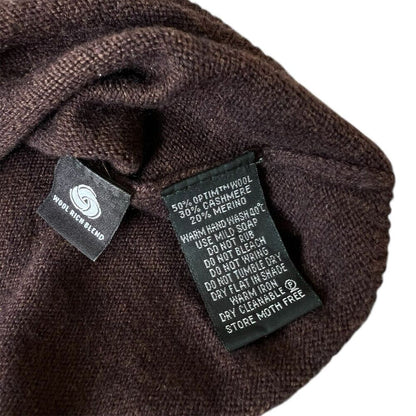 Rodd & Gunn Men's  Wool & Cashmere Crewneck Sweater in Chocolate Brown Size 2XL