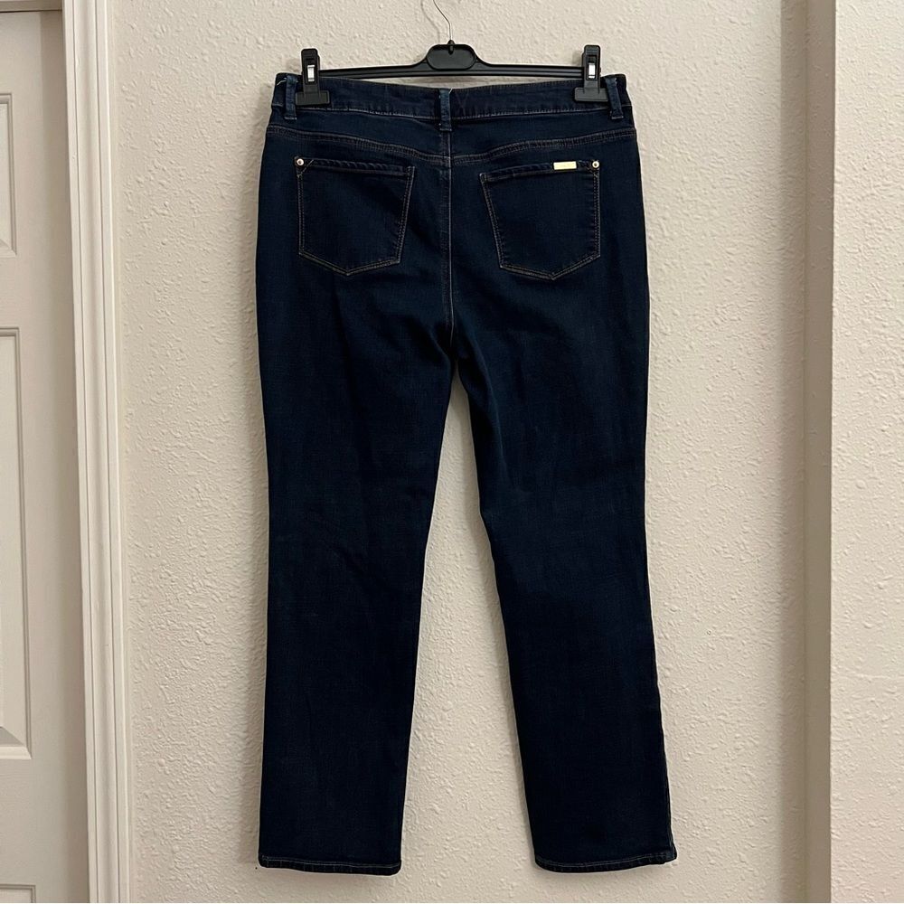 Chico’s So Slimming Dark Wash Slim Jeans 1S / 8 Short
