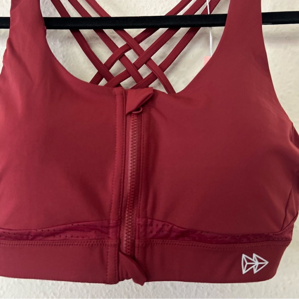 Yvette High Impact Sports Bra with Strappy Back NEW Size 12