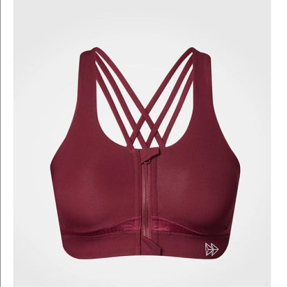 Yvette High Impact Sports Bra with Strappy Back NEW Size 12