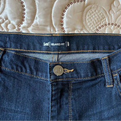Lee Relaxed Fit Dark Wash Jeans