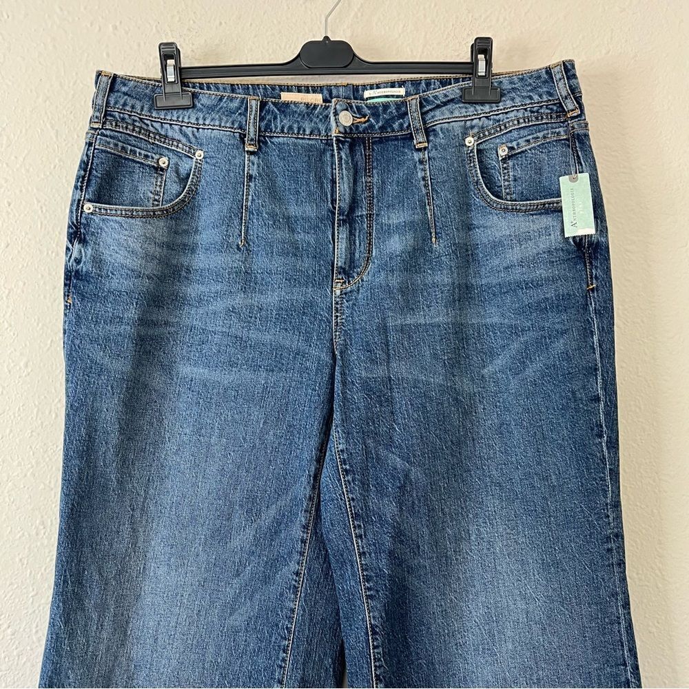 Anthropologie Pilcro Darted Wide-Leg Jeans NEW Plus Size 18W