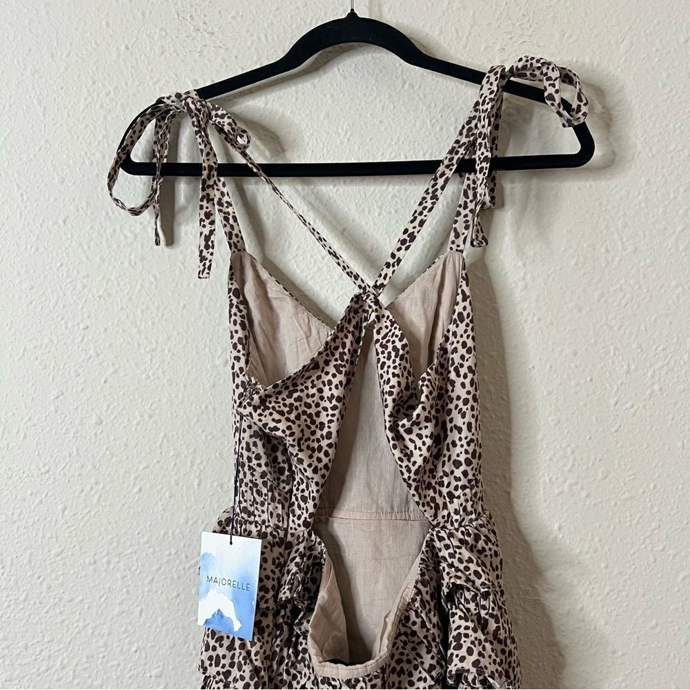 REVOLVE Majorelle Beth Mini Dress in Zaharo Leo Animal Print NEW Size Small