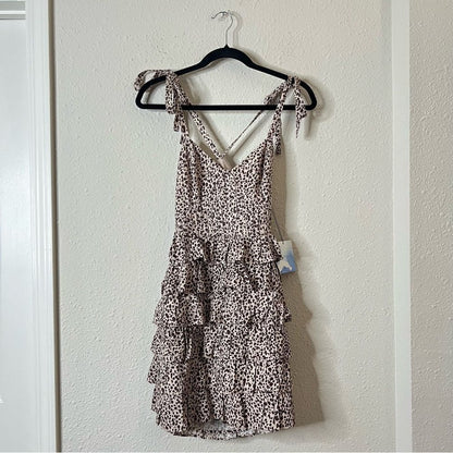 REVOLVE Majorelle Beth Mini Dress in Zaharo Leo Animal Print NEW Size Small