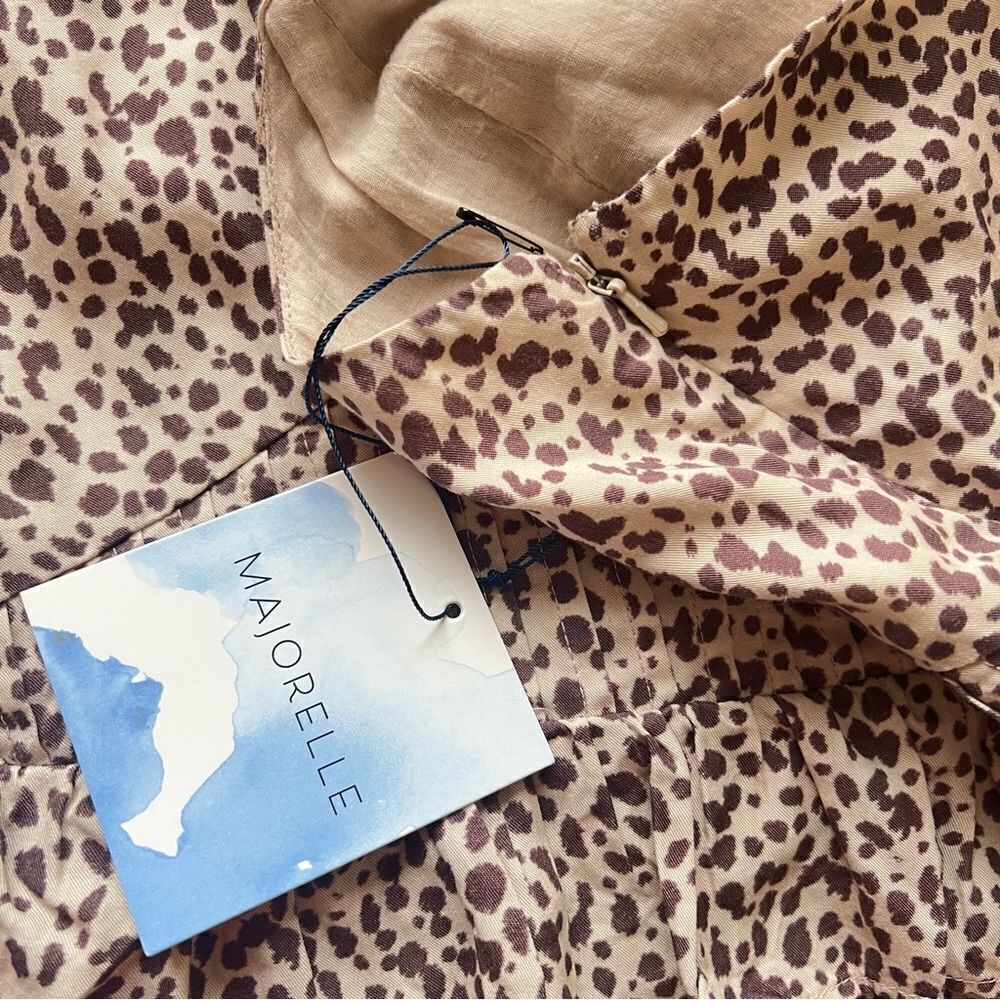 REVOLVE Majorelle Beth Mini Dress in Zaharo Leo Animal Print NEW Size Small