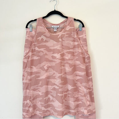 Athleta Elation Camo 7/8 Tight Leggings and Tank Top Set Plus Size 2X Pink