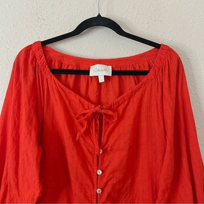 CLEOBELLA Rylan Blouse in Orange Size XS