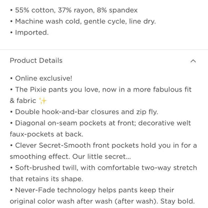 Old Navy High-Rise Pixie Flare Pants  NEW Plus Size 24
