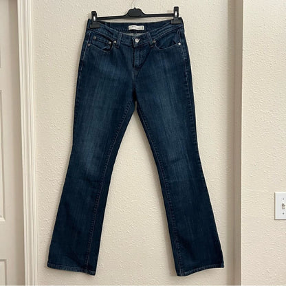 Levi’s 515 Boot Cut Dark Wash Denim Jeans Size 8