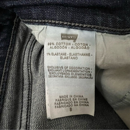 Levi’s 515 Boot Cut Dark Wash Denim Jeans Size 8