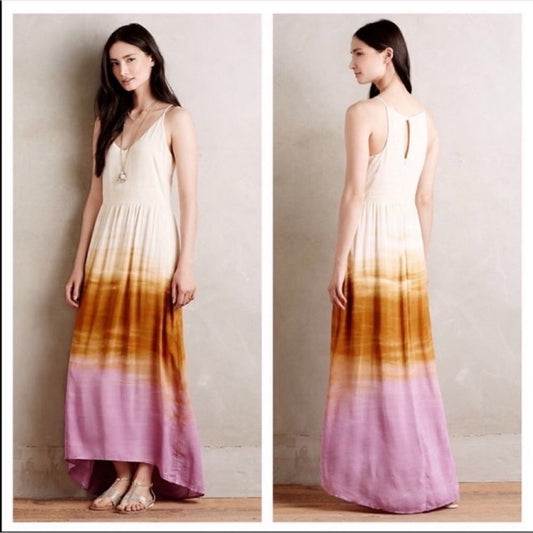 Anthropologie Tina & Jo Ombre Maxi Dress Size XS