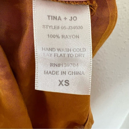 Anthropologie Tina & Jo Ombre Maxi Dress Size XS