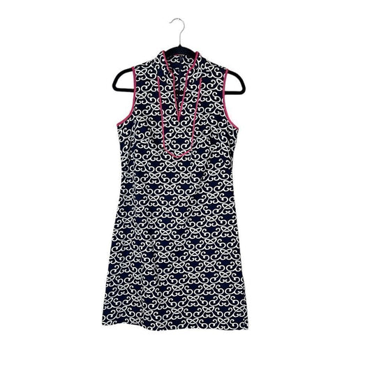 Vince Camuto Sleeveless Printed Mini Sheath Dress Size 2