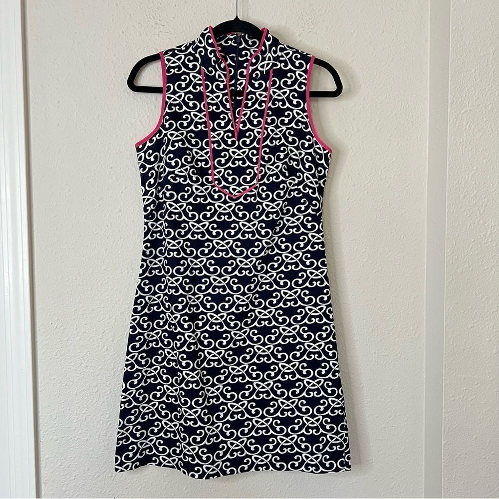 Vince Camuto Sleeveless Printed Mini Sheath Dress Size 2