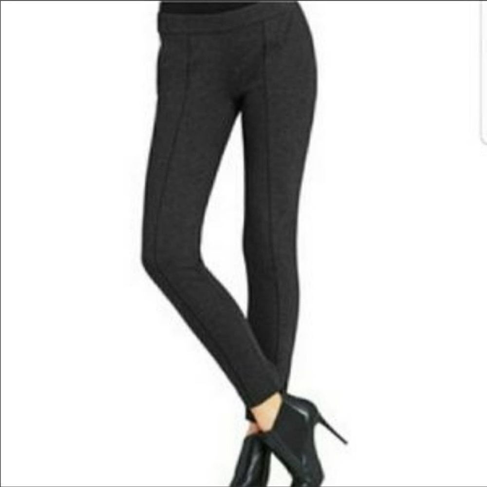 Cabi Heather Black Audrey Skinny Ankle Pants Leggings