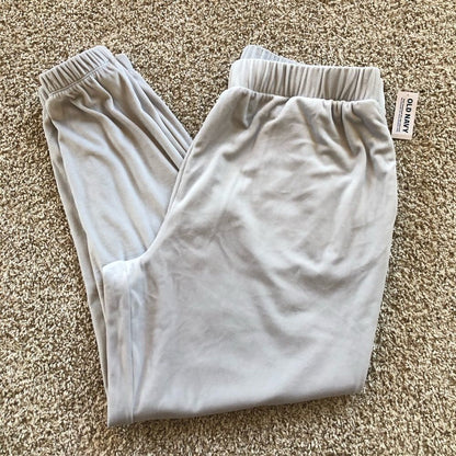 Old Navy High Waisted Luxe Velvet Jogger Sweatpants Size L