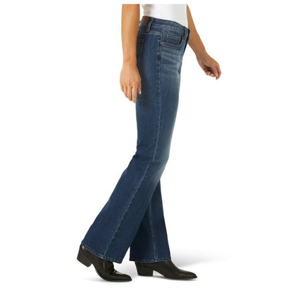 LEE Women’s Mid-rise Dark Wash Bootcut Jeans NEW Size 24 Medium