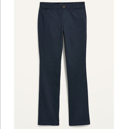 Old Navy Mid-Rise Bootcut Khakis Pants Size 0