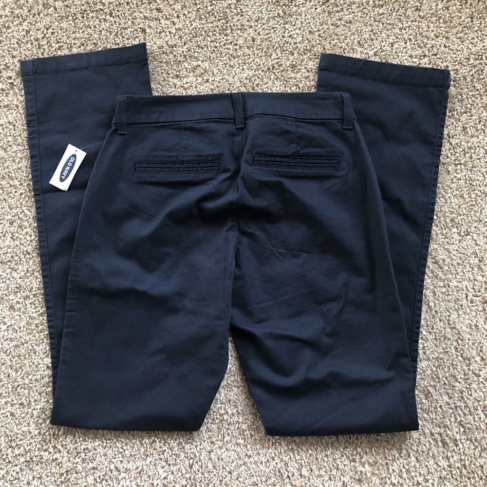 Old Navy Mid-Rise Bootcut Khakis Pants Size 0