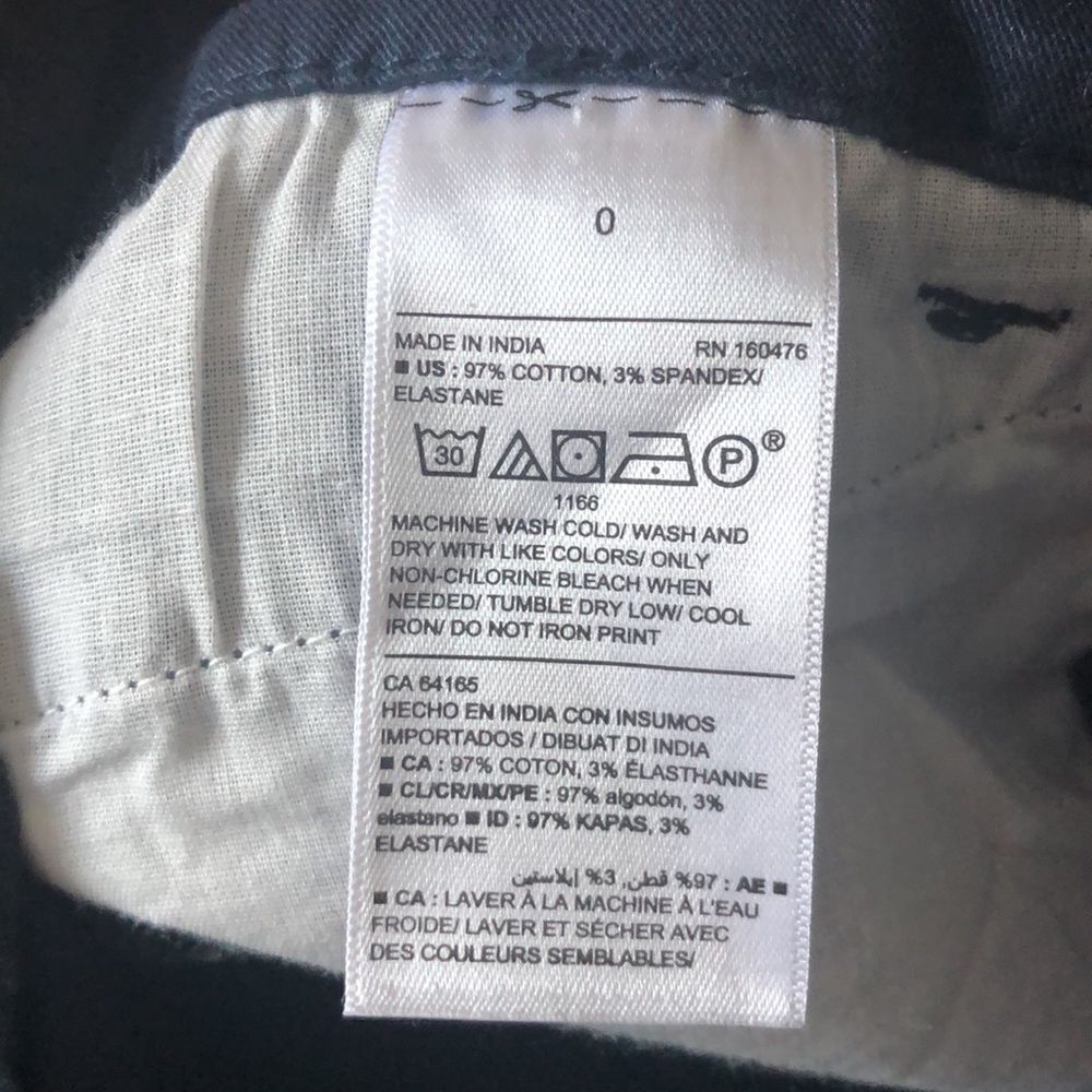 Old Navy Mid-Rise Bootcut Khakis Pants Size 0