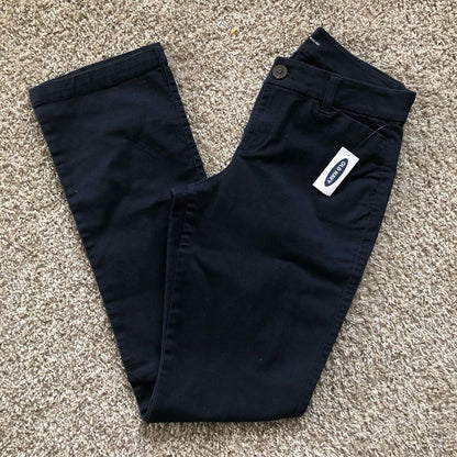 Old Navy Mid-Rise Bootcut Khakis Pants Size 0