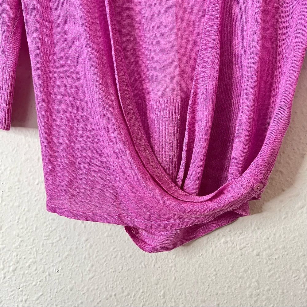 Nic + Zoe Linen Cardigan Top NEW Size XS
