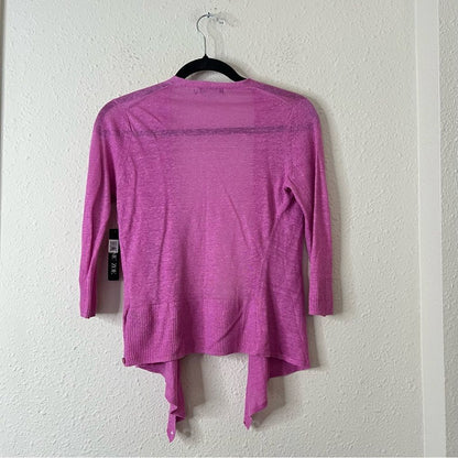 Nic + Zoe Linen Cardigan Top NEW Size XS