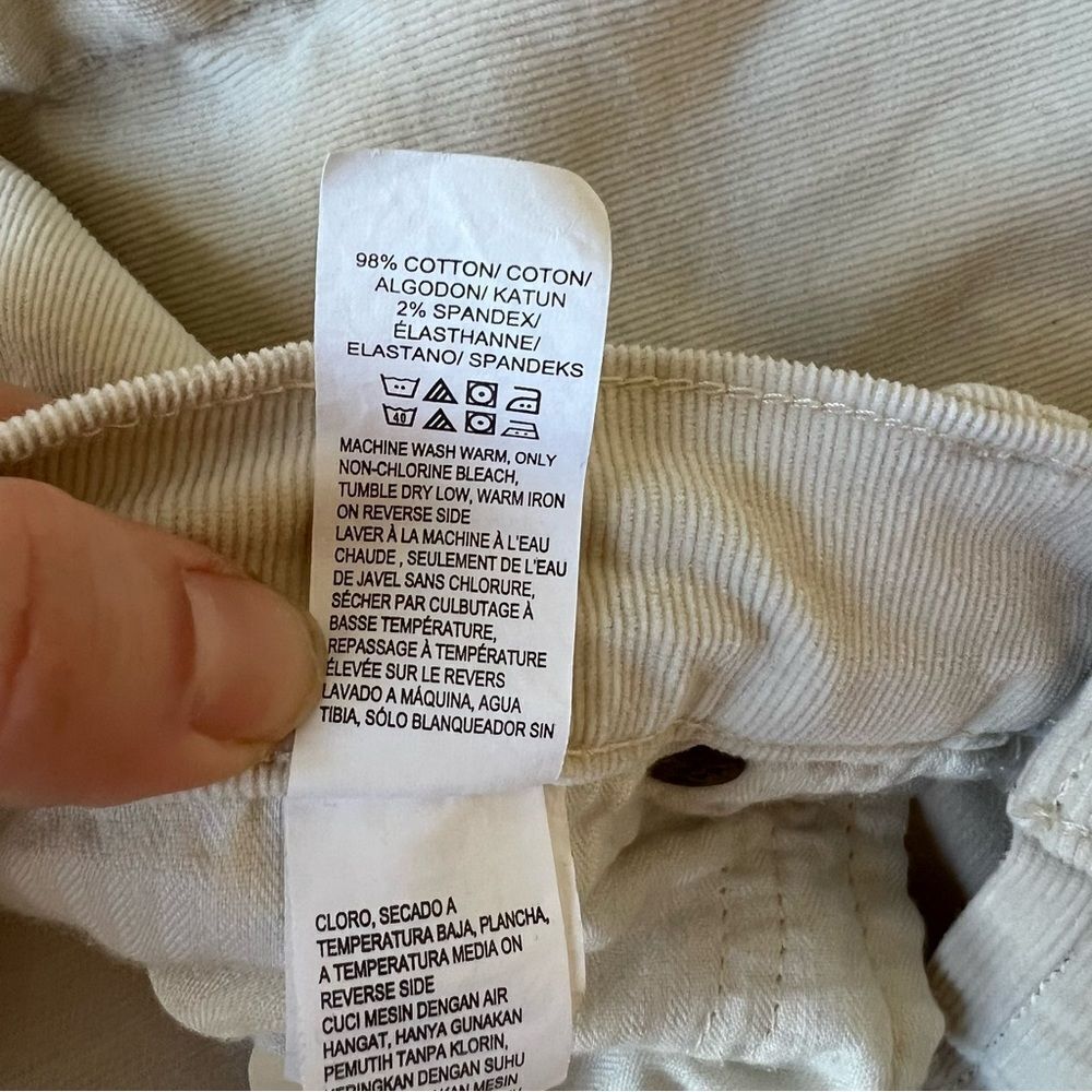Lucky Brand Sofia Skinny Corduroy Pants Size 14/32