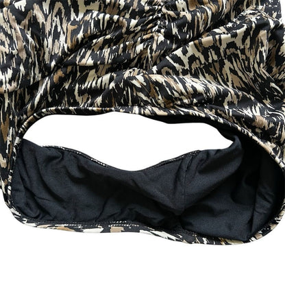 Badgley Mischka Zara Surplice Mio Halter One Piece Swimsuit Size 10