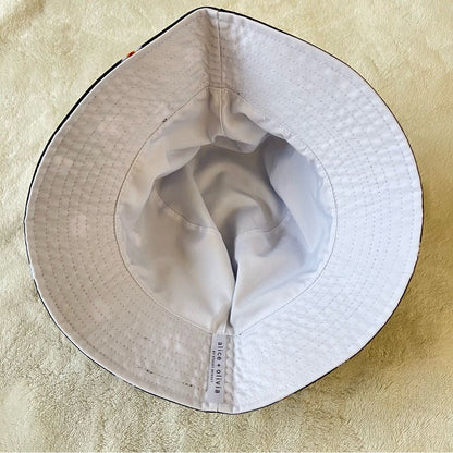 Alice + Olivia Daisy Reversible Bucket Hat NEW
