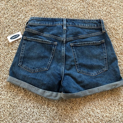 Old Navy High Rise Straight Ripped Jean Shorts Size 2