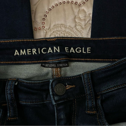 American Eagle Next Level Stretch Super Hi-Rise Dark Wash Jeggings