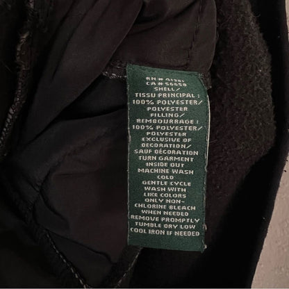 Lauren Ralph Lauren Zip Up Black Jacket Size Medium
