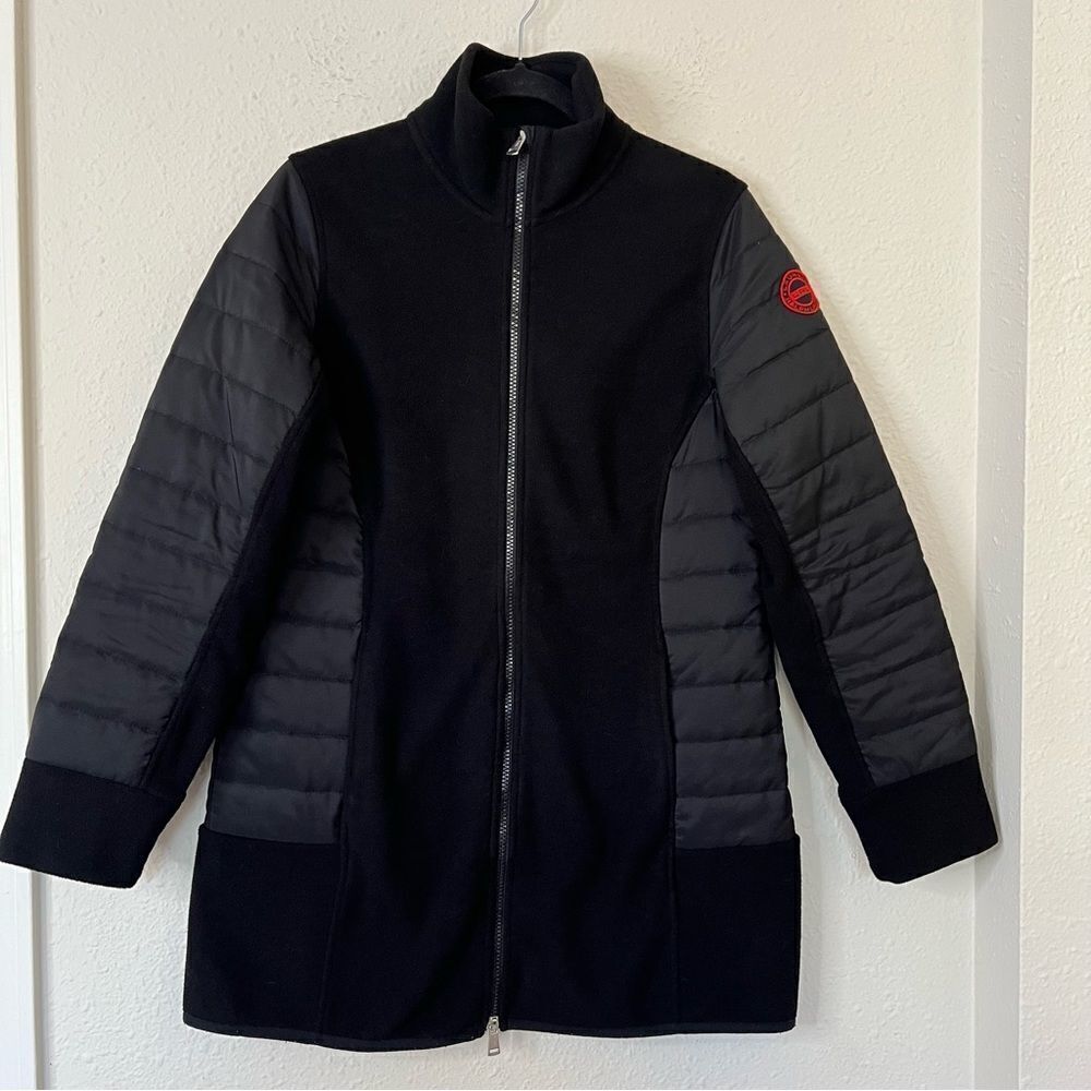 Lauren Ralph Lauren Zip Up Black Jacket Size Medium