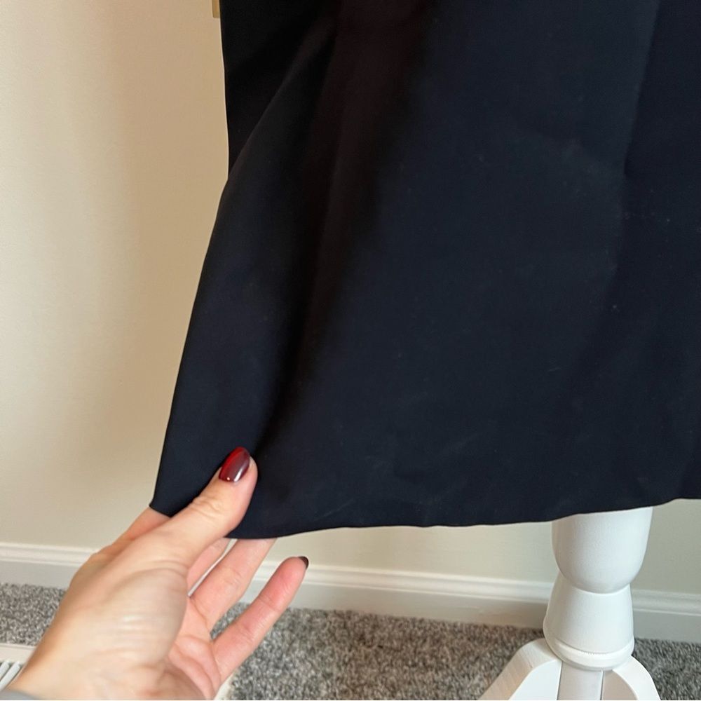 Chiara Boni La Petite Robe Iza Black Dress NEW Size 14 Long Sleeve Formal