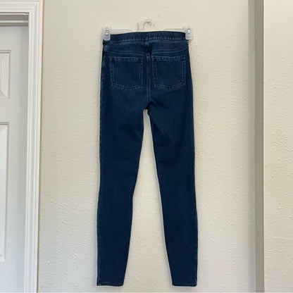 Spanx Jeanish Dark Wash Ankle Leggings Size Small