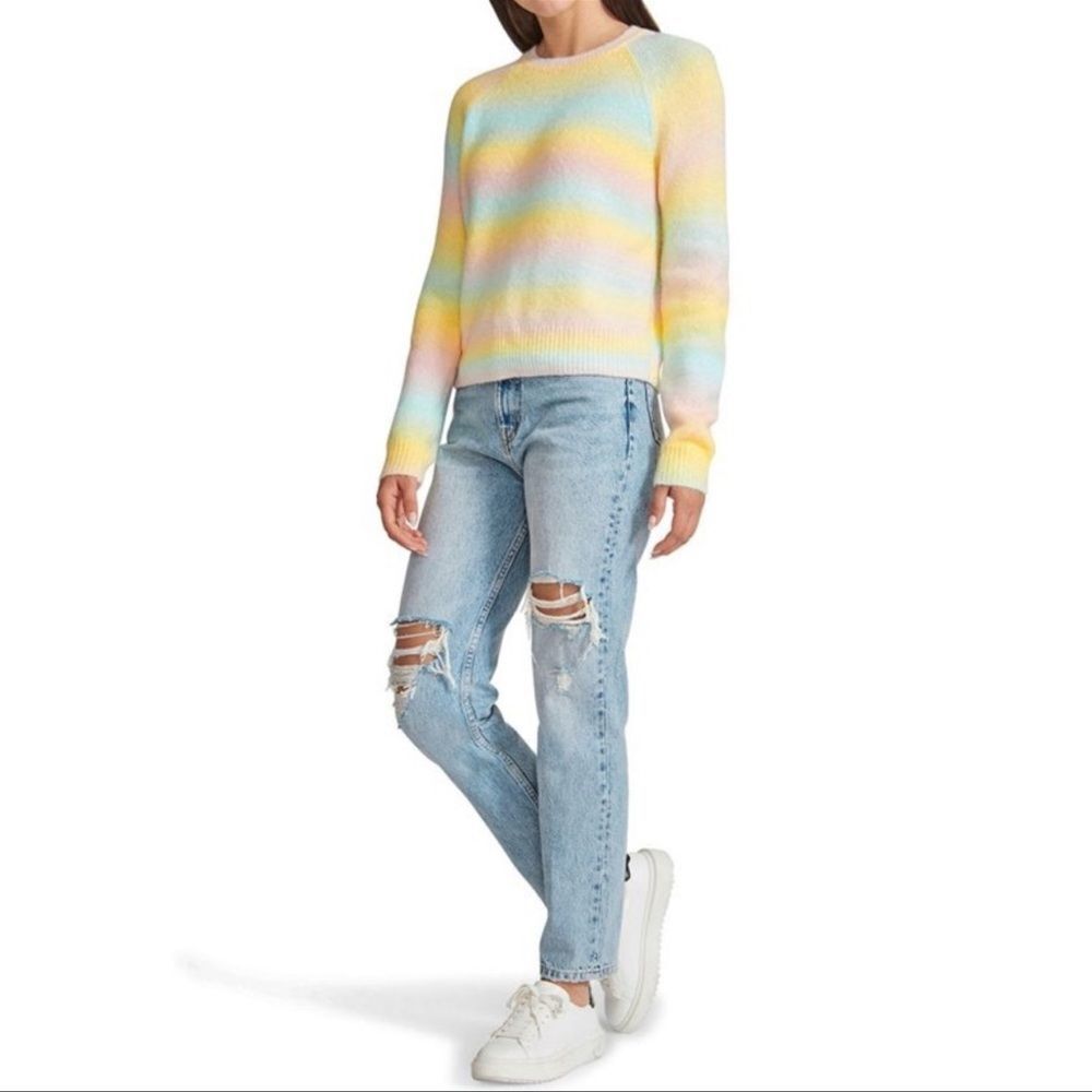 BB Dakota by Steve Madden Wool Blend Ombre Sweater NEW Size Large