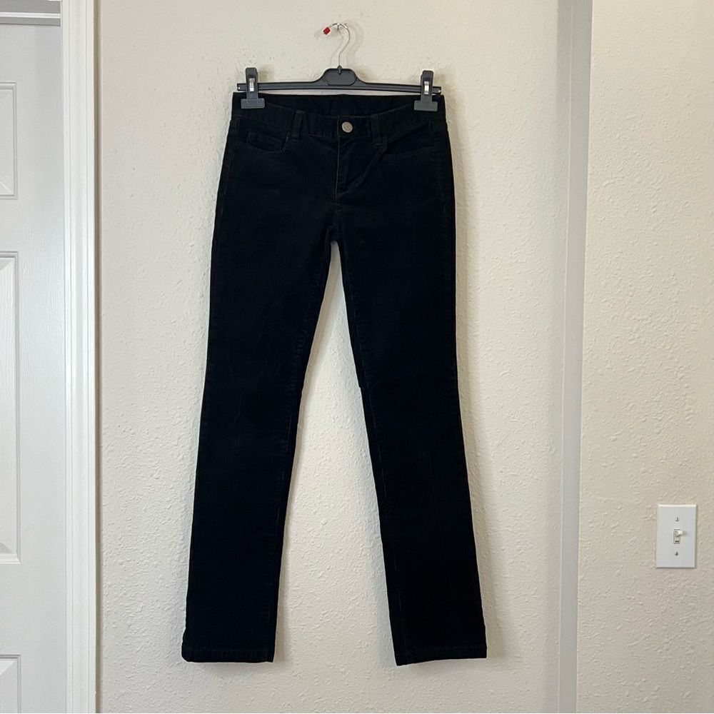 J. Crew City Fit Black Corduroy Pants Size 26R