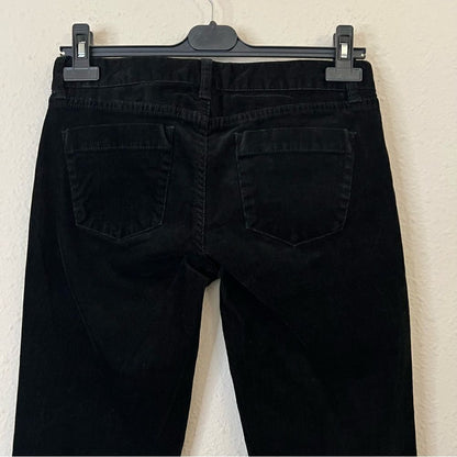 J. Crew City Fit Black Corduroy Pants Size 26R